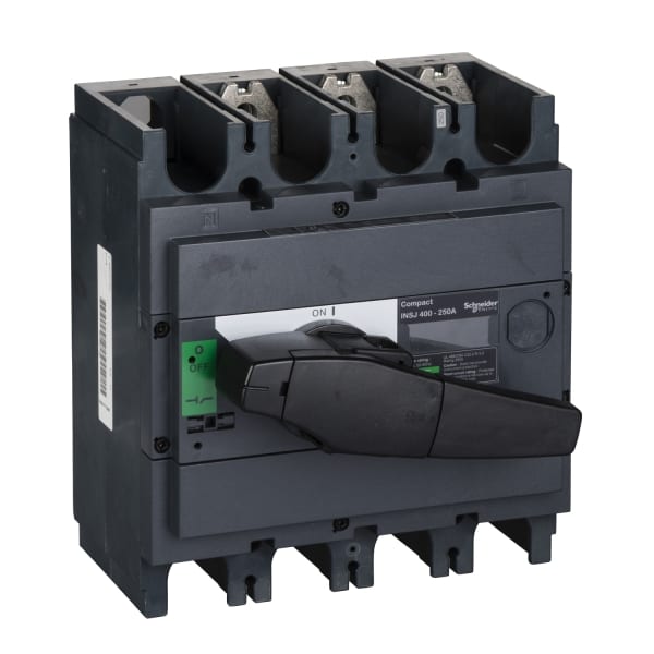 SCHNEIDER ELECTRIC - Lasttrennschalter ComPact INSJ400 3P 250A mit schwarzem Drehantrieb