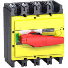 SCHNEIDER ELECTRIC - Lasttrennsch. INS400,4P, 400A/690V AC/250V DC,Drehantrieb rot/Grund gelb