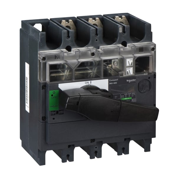 SCHNEIDER ELECTRIC - Lasttrennsch. INV400, 3 P, 400A/690V DC/AC, Schwarzer Drehhebel
