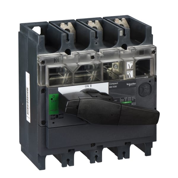 SCHNEIDER ELECTRIC - Lasttrennsch. INV630, 3 P, 630A/690V DC/AC, Schwarzer Drehhebel