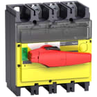 SCHNEIDER ELECTRIC - Lasttrennsch. INV400, 3 P, 400A/690V DC/AC, Roter Drehhebel/gelber Grund