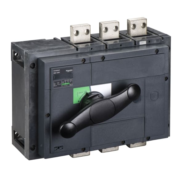 SCHNEIDER ELECTRIC - Lasttrennschalter ComPact INS1250 3P 1250A Festeinbau mit schwarzem Drehantrieb