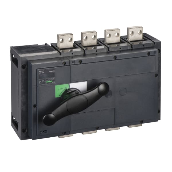 SCHNEIDER ELECTRIC - Lasttrennschalter ComPact INS1250 4P 1250A Festeinbau mit schwarzem Drehantrieb