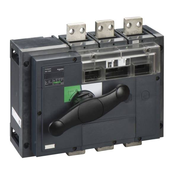 SCHNEIDER ELECTRIC - Lasttrennschalter ComPact INV1000 3P 1000A Festeinbau mit schwarzem Drehantrieb