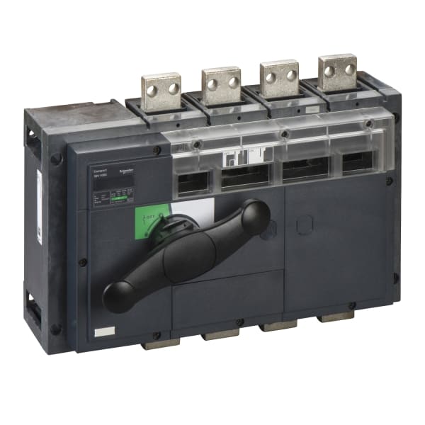 SCHNEIDER ELECTRIC - Lasttrennschalter ComPact INV1000 4P 1000A Festeinbau mit schwarzem Drehantrieb