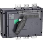 SCHNEIDER ELECTRIC - Lasttrennschalter ComPact INV1250 3P 1250A Festeinbau mit schwarzem Drehantrieb