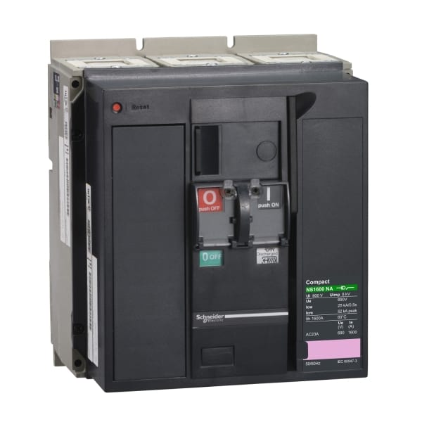 SCHNEIDER ELECTRIC - Lasttrennschalter ComPact NS1600 NA, 3P, 1600A/690V AC elektrische Ansteuerung