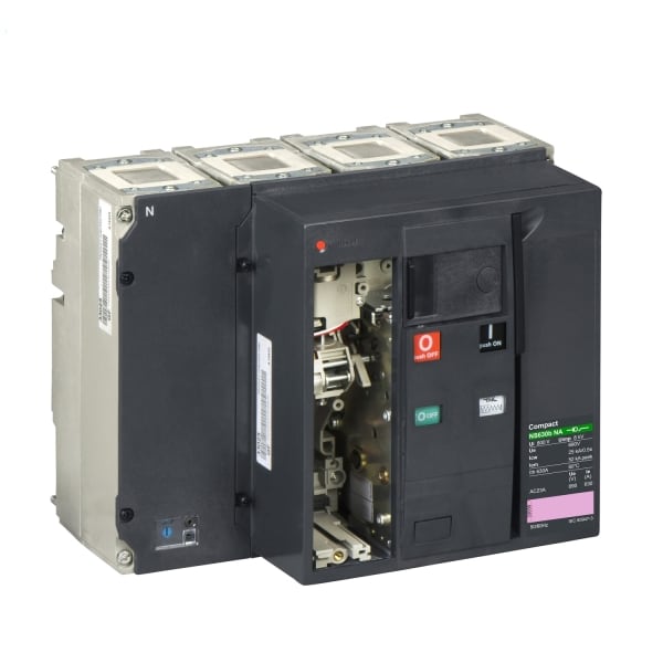 SCHNEIDER ELECTRIC - Lasttrennschalter ComPact NS630b NA, 4P, 630A/690V AC, elektrische Ansteuerung