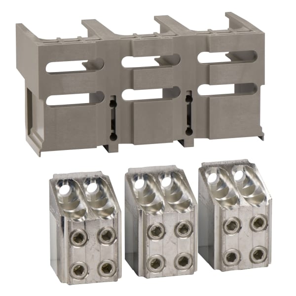 SCHNEIDER ELECTRIC - Klemmensatz, 3 Stück, für 4x240mm²,Kabel und 1 Steckverbinder-Abschirmung