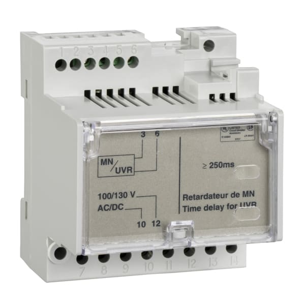 SCHNEIDER ELECTRIC - Nicht-einstellbares Zeitrelais für Spannungsauslöser MN, 200/250 V AC/DC