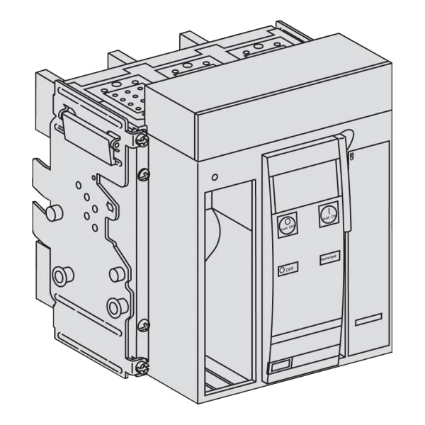 SCHNEIDER ELECTRIC - MasterPact NT 1250A H2 Icu=50kA/440V 3P Grundschalter Einschub