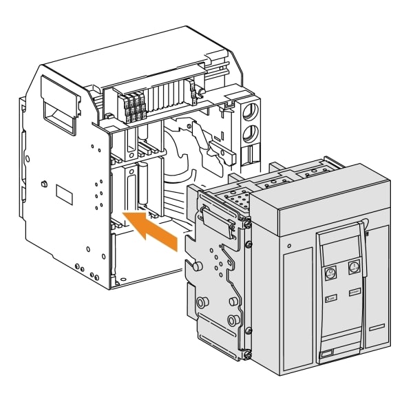 SCHNEIDER ELECTRIC - MasterPact NT 1600A HA Icm=60kA/690V 4P Lasttrennschalter Einschub