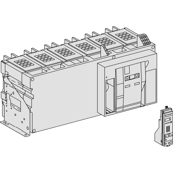 SCHNEIDER ELECTRIC - MasterPact NWb 4000A H1 Icu=100kA/440V 4P Grundschalter Festeinbau