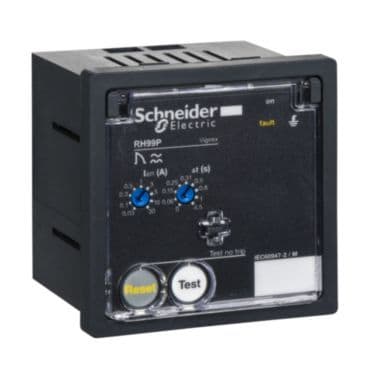 SCHNEIDER ELECTRIC - Erdschlussrelais RH99P mit autom. Rücksetzung - 0,03-30 A - 0-4,5 s - 24 V