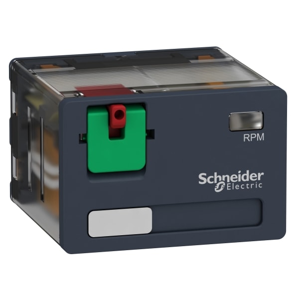 SCHNEIDER ELECTRIC - Leistungsrelais RPM, 4 W, 15 A, 120VAC, ohne LED, mit Prüftaste