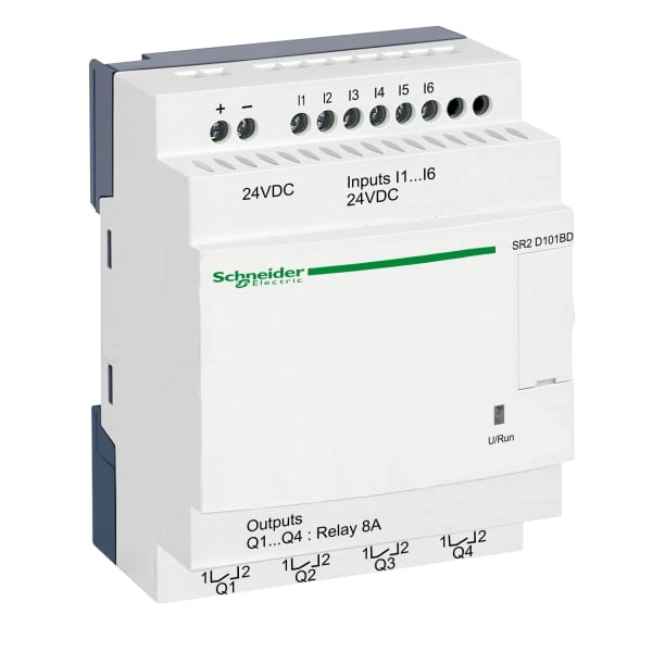 SCHNEIDER ELECTRIC - SPS-Steuerrelais, Zelio Logic, kompakte Ausführung, 10 E/A, 24 VDC