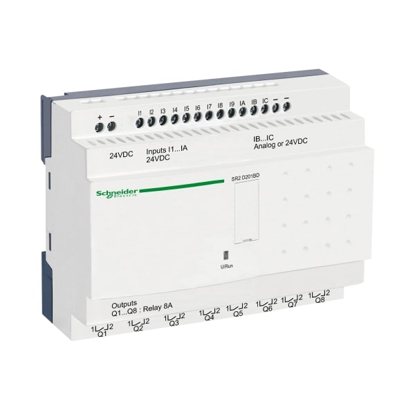 SCHNEIDER ELECTRIC - SPS-Steuerrelais, Zelio Logic, kompakte Ausführung, 20 E/A, 24 VDC