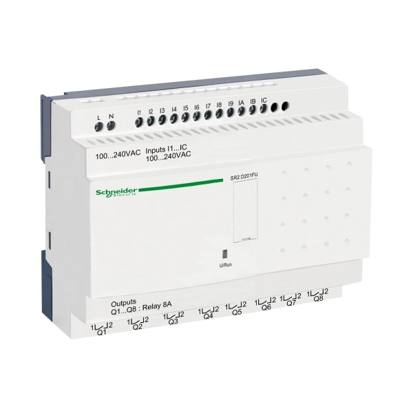 SCHNEIDER ELECTRIC - SPS-Steuerrelais, Zelio Logic, kompakte Ausführung, 20 E/A, 100 bis 240 VAC