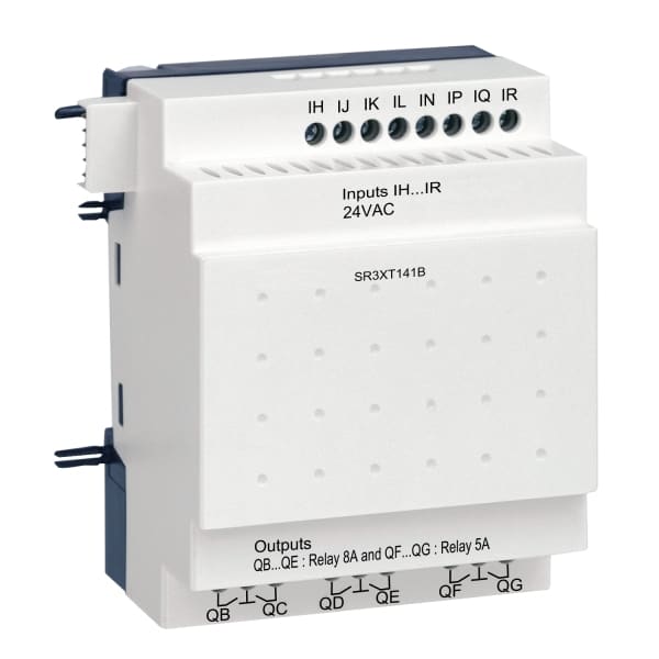SCHNEIDER ELECTRIC - Digitales Ein-/Ausgangsmodul, Zelio Logic, 14 E/A, 24 VAC, Relaisausgänge