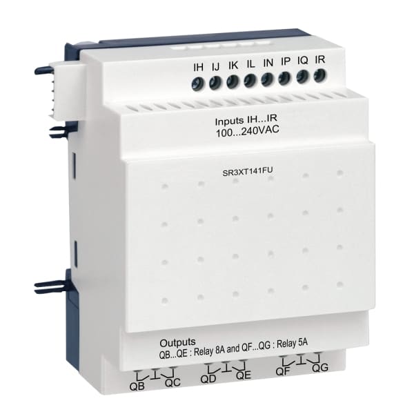 SCHNEIDER ELECTRIC - Digitales Ein-/Ausgangsmodul, Zelio Logic, 14 E/A, 100 - 240 VAC, Relaisausgänge