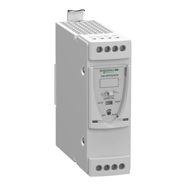 SCHNEIDER ELECTRIC - Spannungsversorgung ABL8, Universal, 1-/2-phasig, 100-500VAC, 24VDC, 3A, 72W
