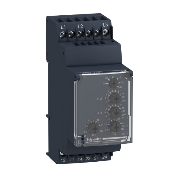 SCHNEIDER ELECTRIC - Spannungswächter, Über-/Unterspannung Phase zu Phase, 194-528 VAC, 2 W