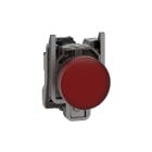 SCHNEIDER ELECTRIC - Leuchtmelder, XB4, Metall, 22mm, rot, LED, glatte Kalotte, SK, 24VACDC