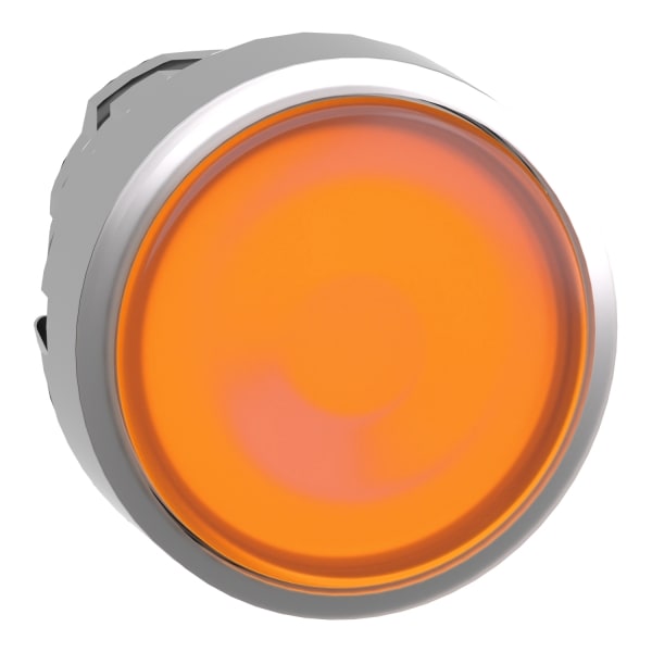 SCHNEIDER ELECTRIC - Leuchtdrucktaster Frontelement XB4, Metall, 22mm, orange, für LED, rastend