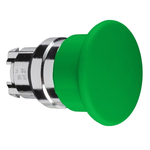 SCHNEIDER ELECTRIC - Pilzdrucktaster Frontelement XB4, Metall, 22mm, grün, Pilz 40mm, tastend