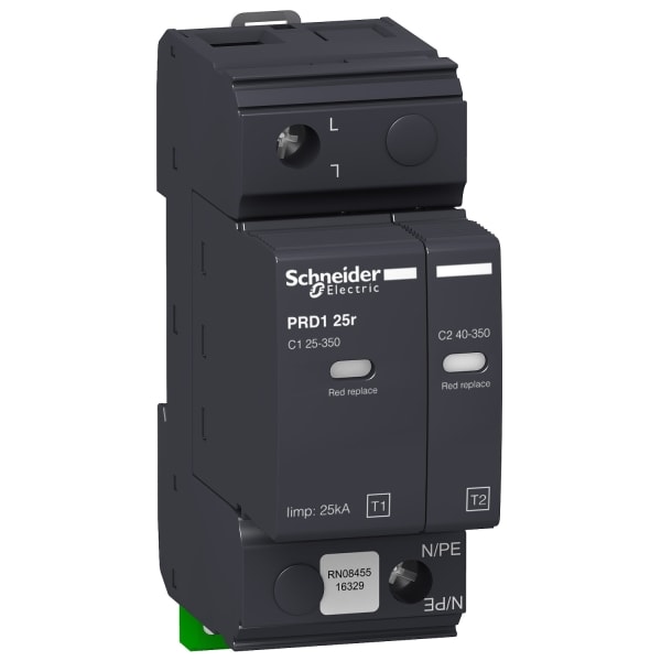 SCHNEIDER ELECTRIC - Kombiableiter PRD1 25R 1P TYP1+2, Uc 350V