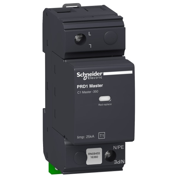 SCHNEIDER ELECTRIC - Blitzstromableiter TYP1 PRD1 Master 1P, Uc 350V