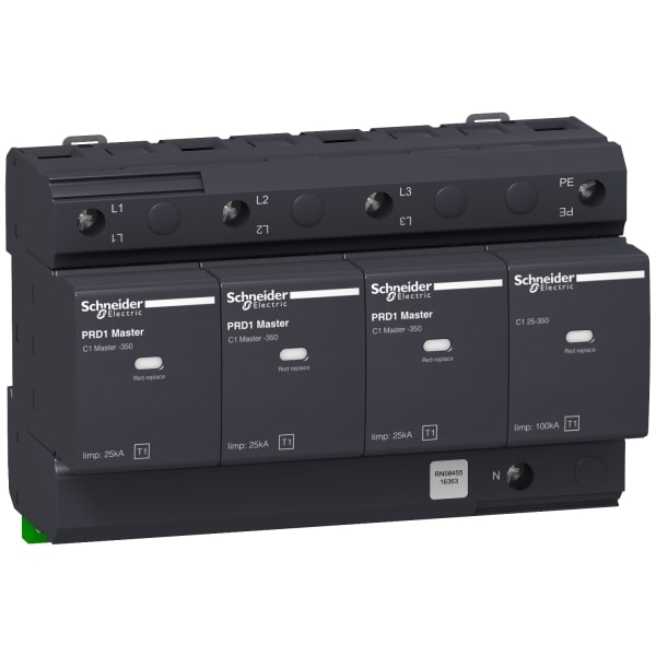 SCHNEIDER ELECTRIC - Blitzstromableiter TYP1 PRD1 Master 3P+N, Uc 350V