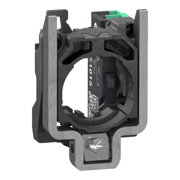 SCHNEIDER ELECTRIC - Hilfsschalterblock+Befestigungsflansch, XB4, Metall, 22mm, 30mm, 1S, Spring Clamp