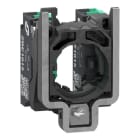 SCHNEIDER ELECTRIC - Hilfsschalterblock+Befestigungsflansch, XB4, Metall, 22mm, 30mm, 2S, Spring Clamp
