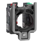 SCHNEIDER ELECTRIC - Hilfsschalterblock+Befestigungsflansch, XB4, Metall, 22mm, 30mm, 1S+1Ö, Spring Clamp