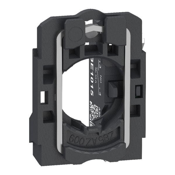 SCHNEIDER ELECTRIC - Hilfsschalterblock+Befestigungsflansch XB5, Kstst, 22mm, 30mm, 1S, Spring Clamp