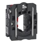 SCHNEIDER ELECTRIC - Hilfsschalterblock+Befestigungsflansch XB5, Kstst, 22mm, 30mm, 1S+1Ö, Spring Clamp