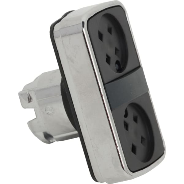 SCHNEIDER ELECTRIC - Doppeldrucktaster Frontelement XB4, Metall, 22mm, ohne Tastenschild, tastend