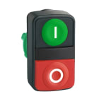 SCHNEIDER ELECTRIC - Doppeldrucktaster Frontelement XB5, Kunststoff, 22mm, rot, grün, O/I, tastend