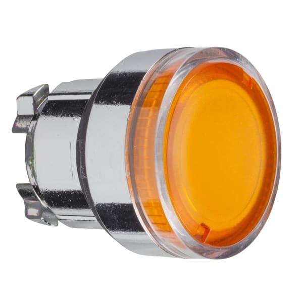 SCHNEIDER ELECTRIC - Leuchtdrucktaster Frontelement XB4, Metall, 22mm, or, tast, glatte Kalotte, BA9s