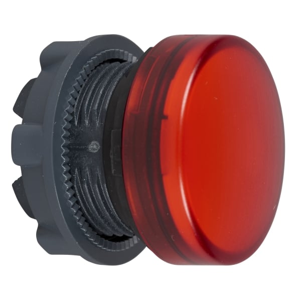 SCHNEIDER ELECTRIC - Leuchtmelder Frontelement XB5, Kunststoff, 22mm, rot, für Glühlampe BA9s, glatt