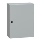 SAREL - Spacial S3D Volltür mit Montageplatte H800xB600xT300.IP66 IK10 RAL7035.