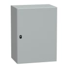 SAREL - Spacial S3D Volltür mit Montageplatte H800xB600xT400.IP66 IK10 RAL7035.