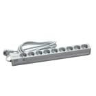 SCHNEIDER ELECTRIC - Actassi, 1HE Stromverteilerschiene, 9 Steckdosen 19P VDE