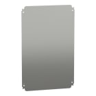SAREL - Einfache Montageplatte H600xB400mm aus verzinktem Stahl
