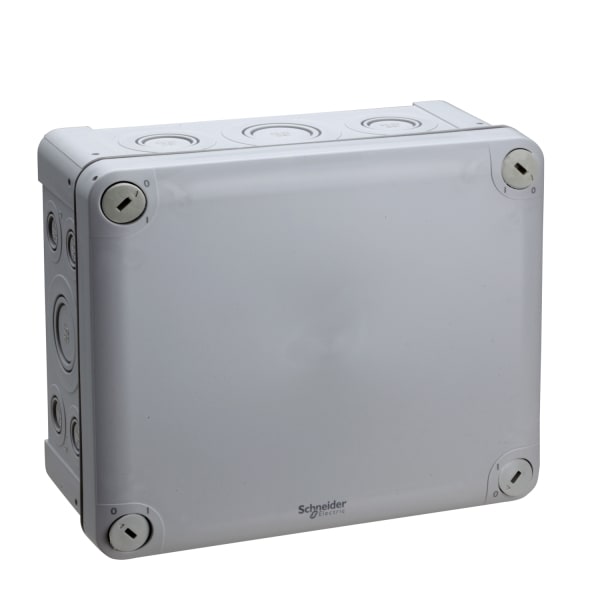 SCHNEIDER ELECTRIC - Mureva BOX, Abzweigdose, Drückplatte 8xM12/16+4xM20/25+2xM25/32, 175x150x80mm