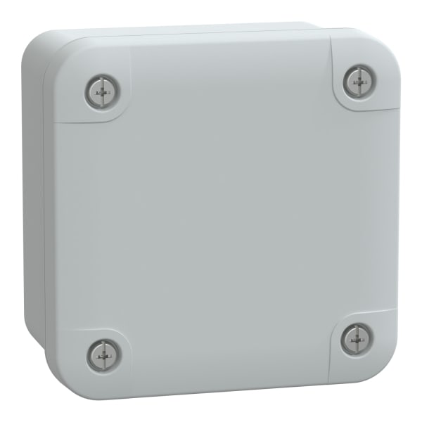 SAREL - Geh. ABS IP66 IK07 RAL7035 Inn.H80B80T65 Auß.H89B89T51 Abd. undurchs. H10