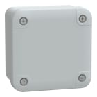 SAREL - Geh. ABS IP66 IK07 RAL7035 Inn.H80B80T65 Auß.H89B89T51 Abd. undurchs. H10