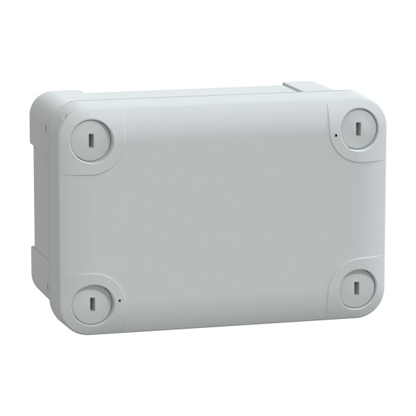 SAREL - Geh. ABS IP66 IK07 RAL7035 Inn.H125W80D65Auß.H138W93D72 undurchs. Abd.H20