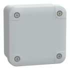 SAREL - PC-Geh. IP66 IK08 RAL7035 In.H80B80D65Auß.H89B89D51 undur. PC-Abdeck. H10